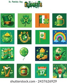 Celebrating St. Patrick's: A Vector Parade of Irish Charm