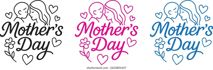 Celebrating Unconditional Love  Mother’s Day 2025 Logo