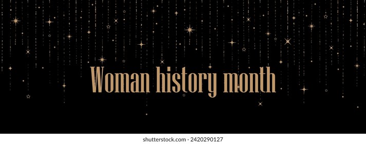 Celebrating Women's History month card