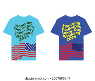 Celebrating Workers- Labor Day 2024 T-shirt, icon, vector