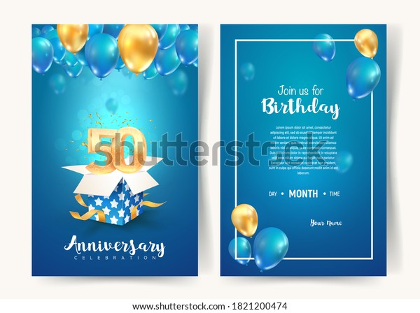 Celebration De La Carte D Invitation Vectorielle Image Vectorielle De Stock Libre De Droits