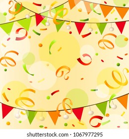 Celebration abstract background. Holiday template