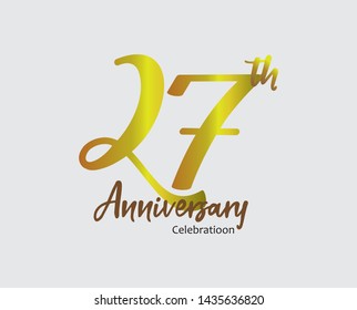 Celebration anniversary event party template. - Vector