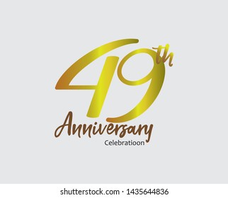 Celebration anniversary event party template. - Vector
