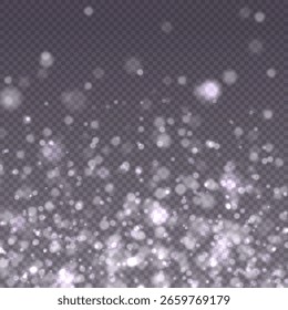 Fondo de celebración con explosión de brillo borroso Luz brillante cálida Chispa dorada Año festivo decoración Nieve Navidad textura abstracta Punto brillante elemento aislado cubierta de arte

