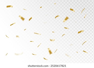 Celebration background with beautiful golden confetti vector illustration.soft effect,colorful.eps 10