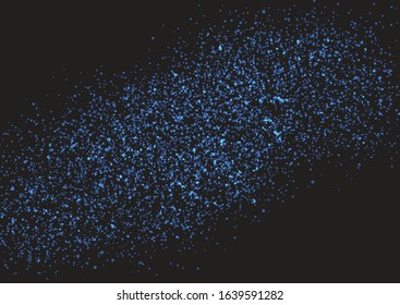 Celebration background with a blue glitter effect