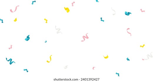 Celebration background with colorful confetti Vector illustration