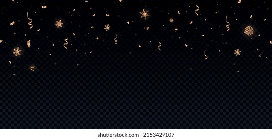 Celebration background with confetti. Graphic elements for website. Special offers and promotions for regular customers for holidays, modern marketing methods. Cartoon flat vector illustration
