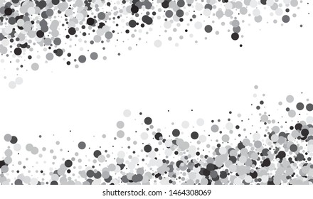 Celebration background with confetti. Vector Illustration.