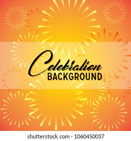 Celebration background with elegant background vector