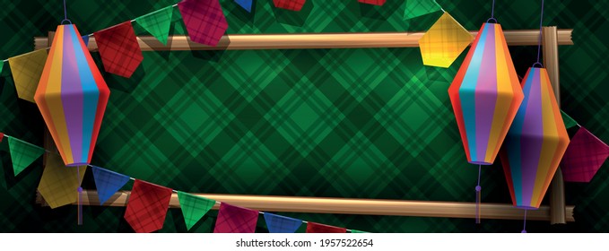 Celebration background for festa junina