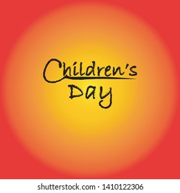 Celebration background happy children's day