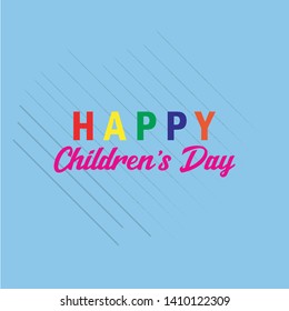 Celebration background happy children's day
