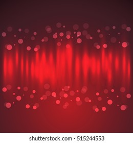 Celebration Background with Light Effect and Bokeh for Christmas and New Year . Abstract Glamour Banner.