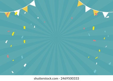 fondo de la celebración, Vector de ilustración de fiesta