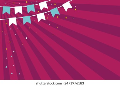 fondo de la celebración, Vector de ilustración de fiesta