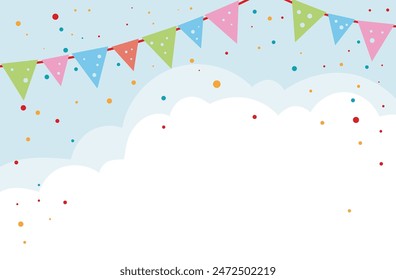 celebration background, party illustration vector