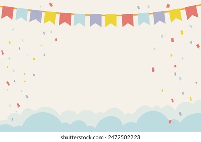 fondo de la celebración, Vector de ilustración de fiesta