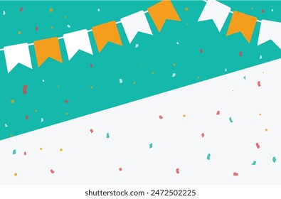 fondo de la celebración, Vector de ilustración de fiesta