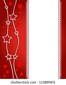 Celebration background with stars