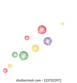 Celebration background template with Christmas balls. New Year Vector Background for Brochure, Cover. Vector Holiday Texture.
