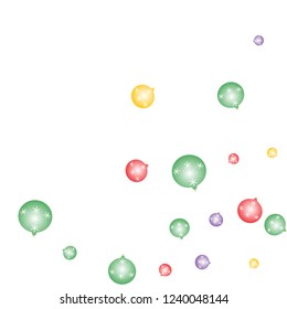 Celebration background template with Christmas balls. New Year Vector Background for Brochure, Cover. Vector Holiday Texture.
