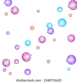 Celebration background template with Christmas balls. New Year Vector Background for Brochure, Cover. Vector Holiday Texture.