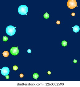 Celebration background template with Christmas balls. New Year Vector Background for Brochure, Cover. Vector Holiday Texture.

