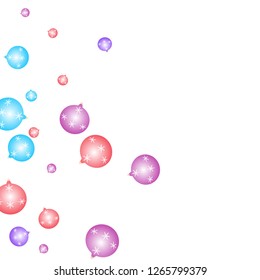 Celebration background template with Christmas balls. New Year Vector Background for Brochure, Cover. Vector Holiday Texture.
