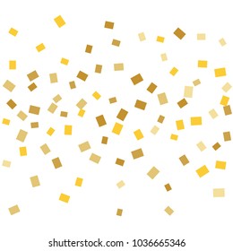 Celebration background template with colorful confetti. Vector illustration
