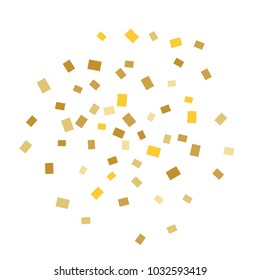 Celebration background template with colorful konfetti. Vector illustration