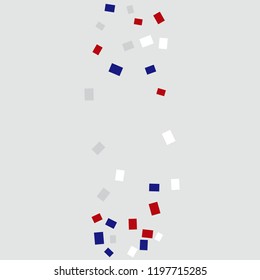 Celebration background template with colorful konfetti. Vector illustration
