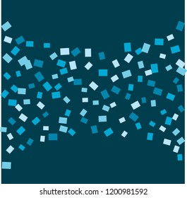 Celebration background template with colorful konfetti. Vector illustration