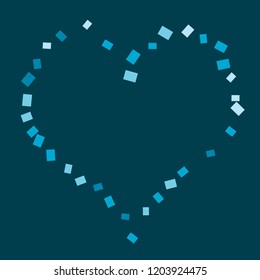 Celebration background template with colorful konfetti. Vector illustration