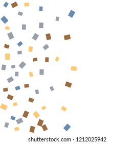 Celebration background template with colorful konfetti. Vector illustration