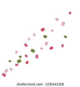Celebration background template with colorful konfetti. Vector illustration