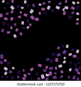 Celebration background template with colorful konfetti. Vector illustration