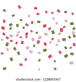 Celebration background template with colorful konfetti. Vector illustration