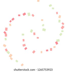 Celebration background template with colorful konfetti. Vector illustration