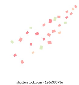 Celebration background template with colorful konfetti. Vector illustration