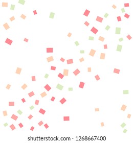 Celebration background template with colorful konfetti. Vector illustration