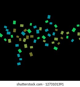 Celebration background template with colorful konfetti. Vector illustration
