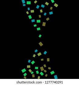 Celebration background template with colorful konfetti. Vector illustration

