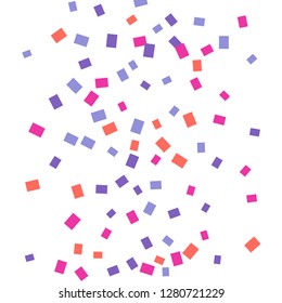 Celebration background template with colorful konfetti. Vector illustration
