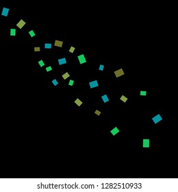 Celebration background template with colorful konfetti. Vector illustration