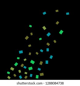 Celebration background template with colorful konfetti. Vector illustration
