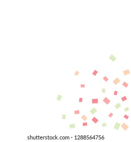 Celebration background template with colorful konfetti. Vector illustration