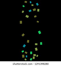 Celebration background template with colorful konfetti. Vector illustration
