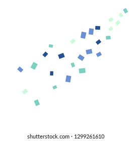 Celebration background template with colorful konfetti. Vector illustration
